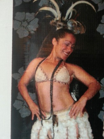 Raquel en sus inicios como bailarina